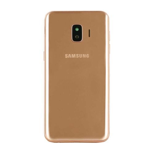 Samsung Uyumlu Galaxy J2 Core J260 Kasa Kapak Gold Çıtalı - Thumbnail