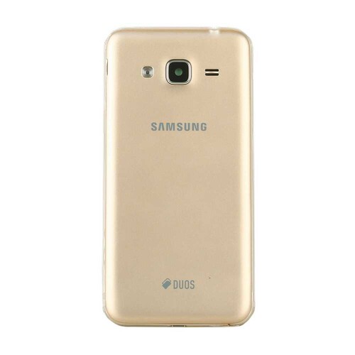 Samsung Uyumlu Galaxy J3 J320 Kasa Kapak Gold Duos Çıtasız - Thumbnail
