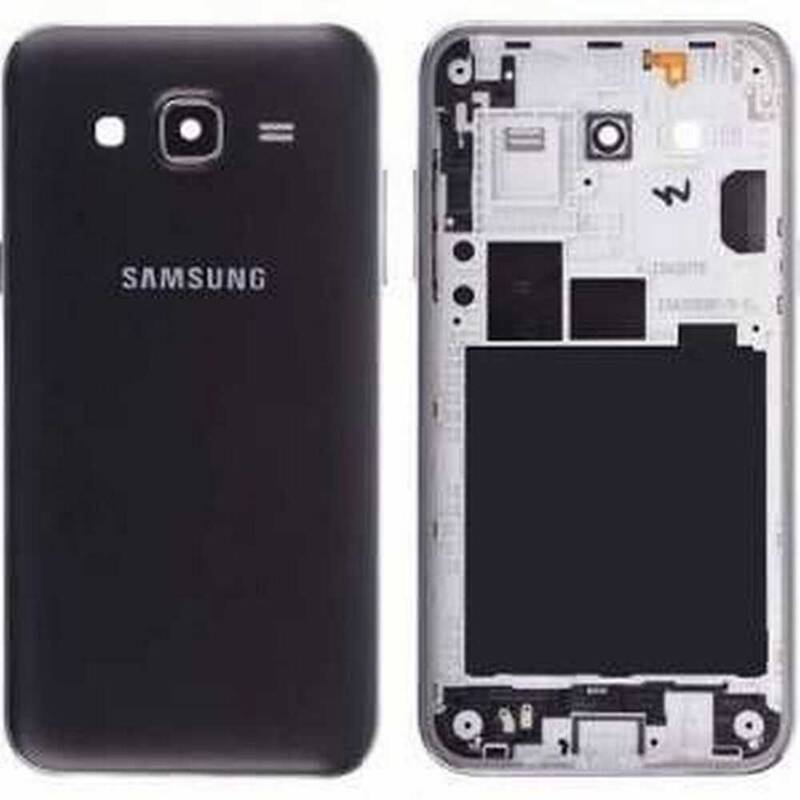 Samsung Uyumlu Galaxy J5 J500 Kasa Kapak Siyah Duos Çıtasız