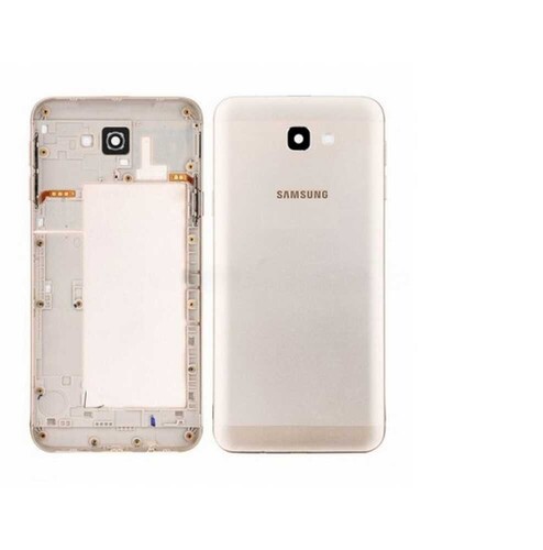 Samsung Uyumlu Galaxy J5 Prime G570 Kasa Kapak Gold Çıtalı - Thumbnail
