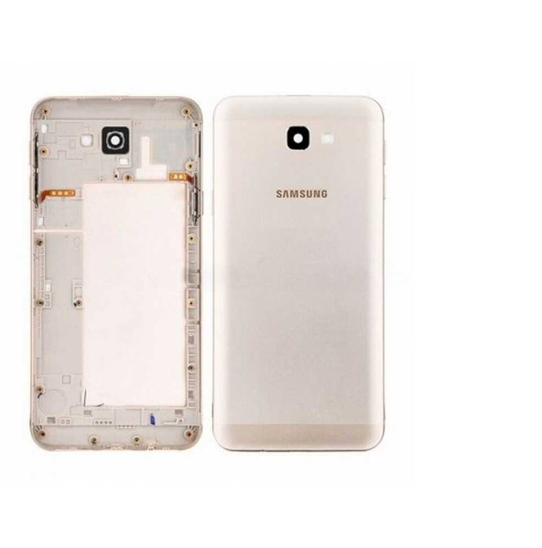 Samsung Uyumlu Galaxy J5 Prime G570 Kasa Kapak Gold Çıtalı