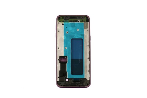 Samsung Uyumlu Galaxy J6 J600 Kasa Kapak Mor Çıtalı - Thumbnail