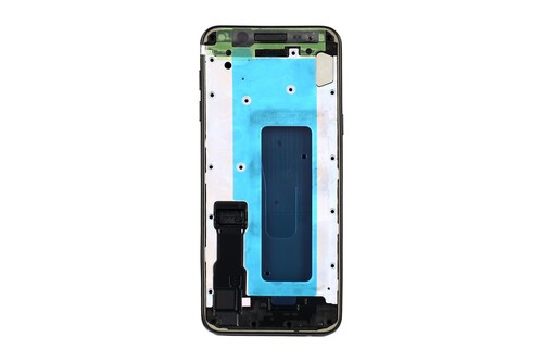 Samsung Uyumlu Galaxy J6 J600 Kasa Kapak Siyah Çıtalı - Thumbnail