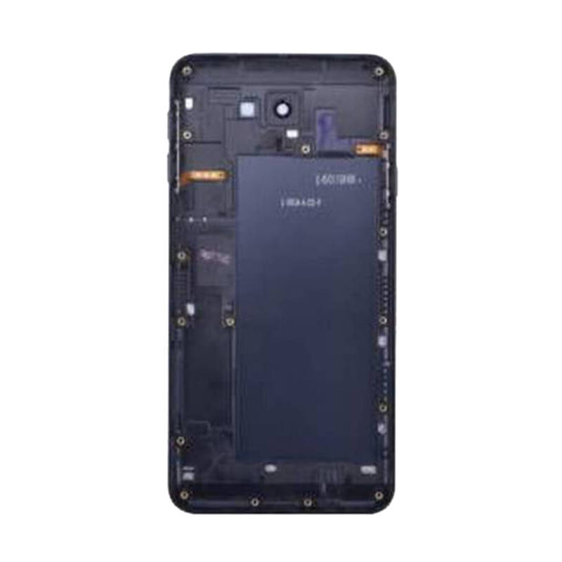 Samsung Uyumlu Galaxy J7 Prime G610 Kasa Kapak Siyah Çıtalı