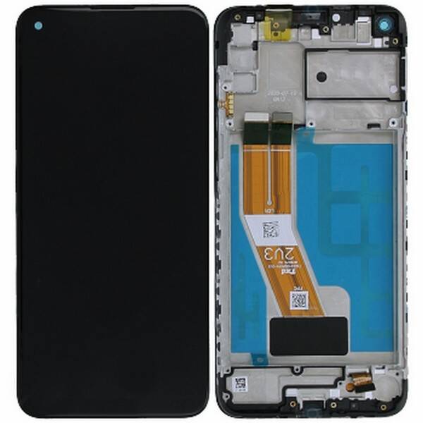 Samsung Uyumlu Galaxy M11 M115 Lcd Ekran Siyah Servis Çıtalı Gh81-18736a