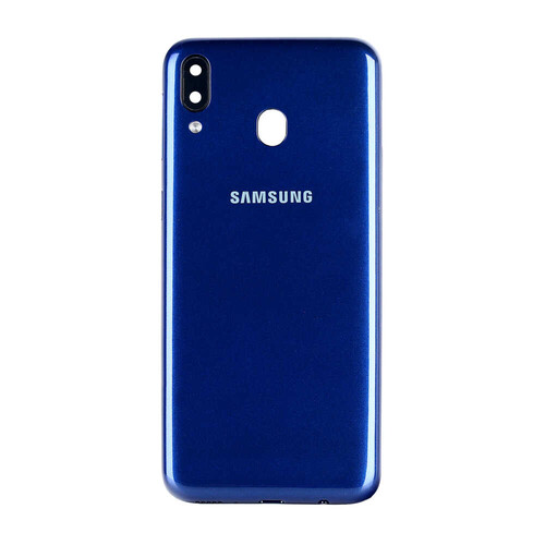 Samsung Uyumlu Galaxy M20 M205 Arka Kapak Mavi - Thumbnail