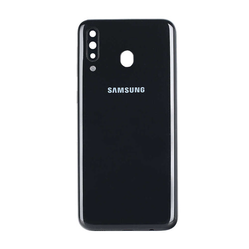 Samsung Uyumlu Galaxy M30 M305 Arka Kapak Siyah - Thumbnail