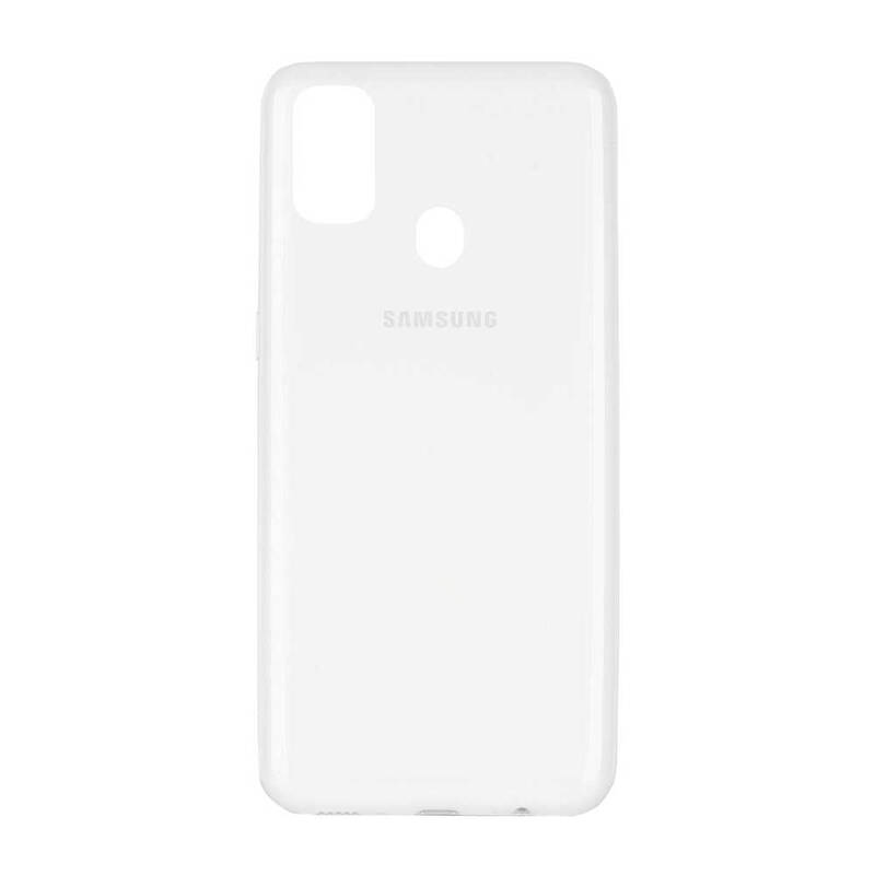 Samsung Uyumlu Galaxy M30s M307 Arka Kapak Beyaz