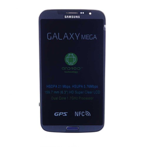 Samsung Uyumlu Galaxy Mega I9200 Lcd Ekran Gri Revizyonlu - Thumbnail