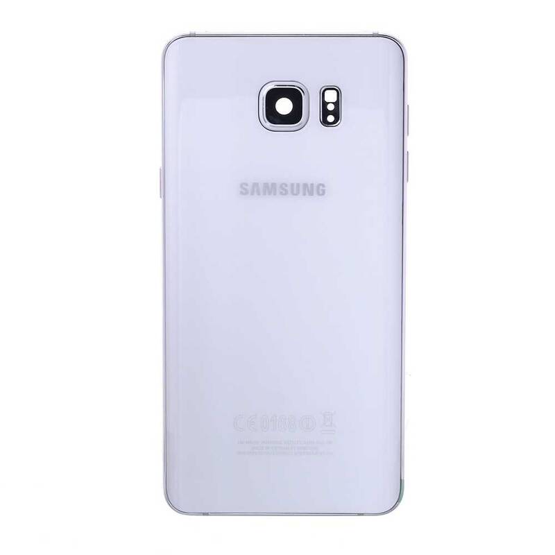 Samsung Uyumlu Galaxy Note 5 N920 Kasa Kapak Beyaz Çıtasız