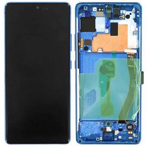 Samsung Uyumlu Galaxy S10 Lite G770 Lcd Ekran Mavi Servis Gh82-21672c - Thumbnail