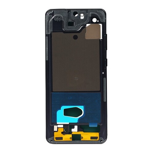 Samsung Uyumlu Galaxy S20 Ultra G988 Kasa Kapak Siyah Çıtalı - Thumbnail