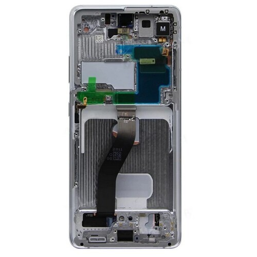 Samsung Uyumlu Galaxy S21 Ultra 5g G998 Lcd Ekran Silver Servis Gh82-24590b - Thumbnail