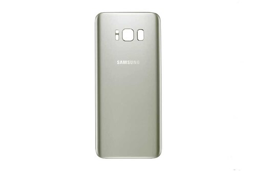 Samsung Uyumlu Galaxy S8 G950 Kasa Kapak Gümüş Çıtalı - Thumbnail