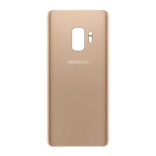 Samsung Uyumlu Galaxy S9 Plus G965 Kasa Kapak Gold Çıtalı - Thumbnail