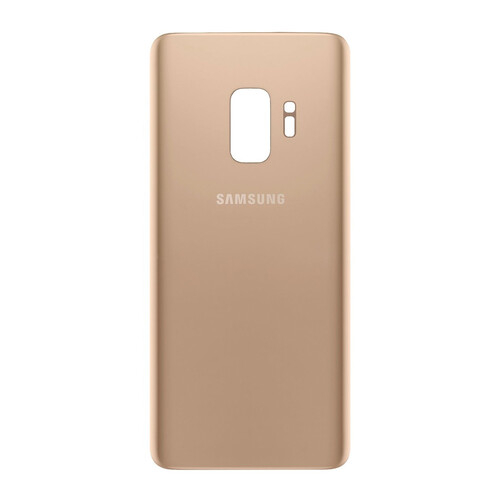 Samsung Uyumlu Galaxy S9 Plus G965 Kasa Kapak Gold Çıtalı - Thumbnail
