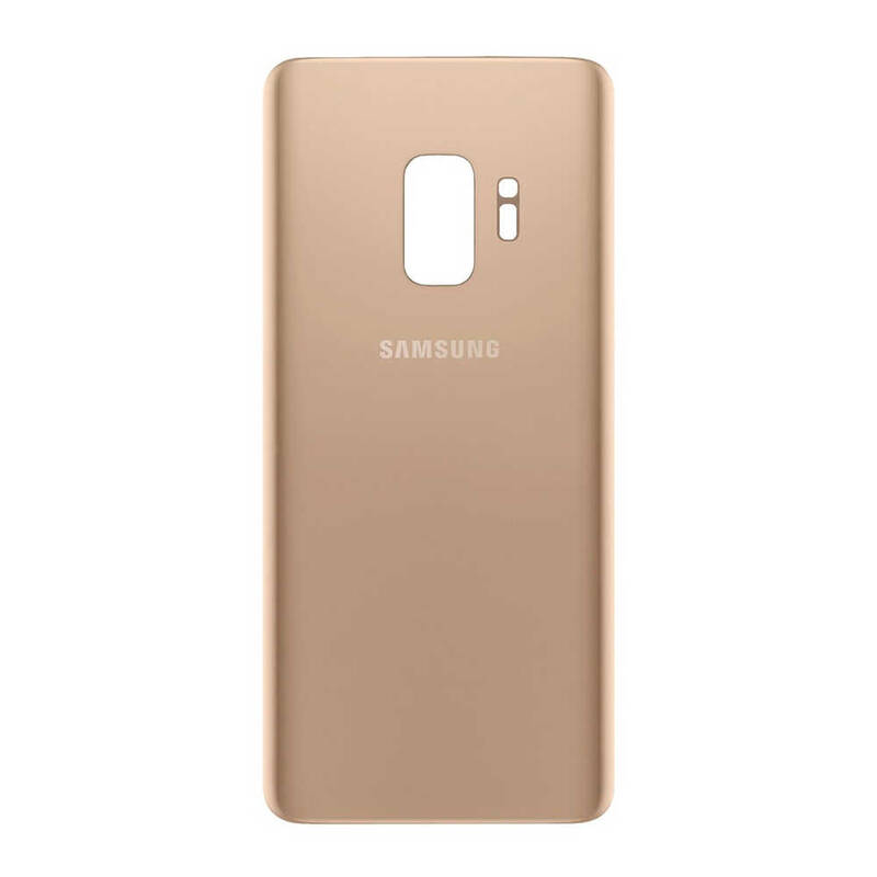 Samsung Uyumlu Galaxy S9 Plus G965 Kasa Kapak Gold Çıtalı