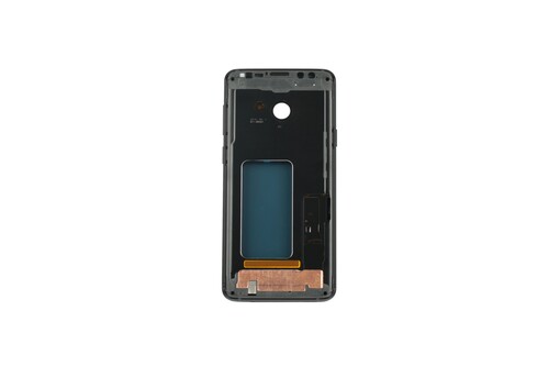 Samsung Uyumlu Galaxy S9 Plus G965 Kasa Kapak Siyah Çıtalı - Thumbnail