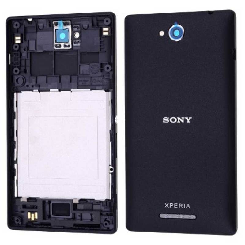 Sony Xperia C S39h C2304 C2305 Kasa Kapak Siyah