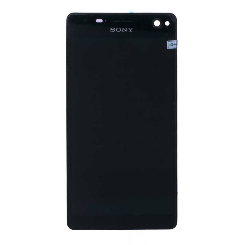Sony Xperia C4 Lcd Ekran Dokunmatik Siyah Çıtalı