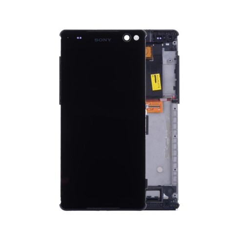 Sony Xperia C5 Ultra Lcd Ekran Dokunmatik Siyah Çıtalı - Thumbnail