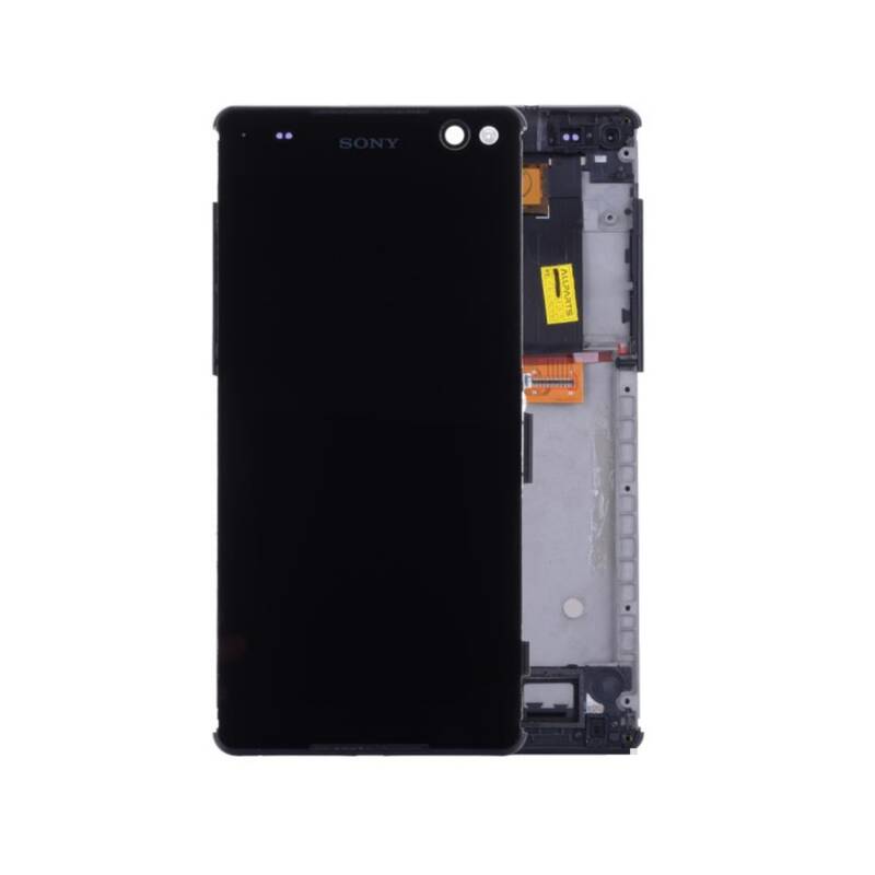 Sony Xperia C5 Ultra Lcd Ekran Dokunmatik Siyah Çıtalı