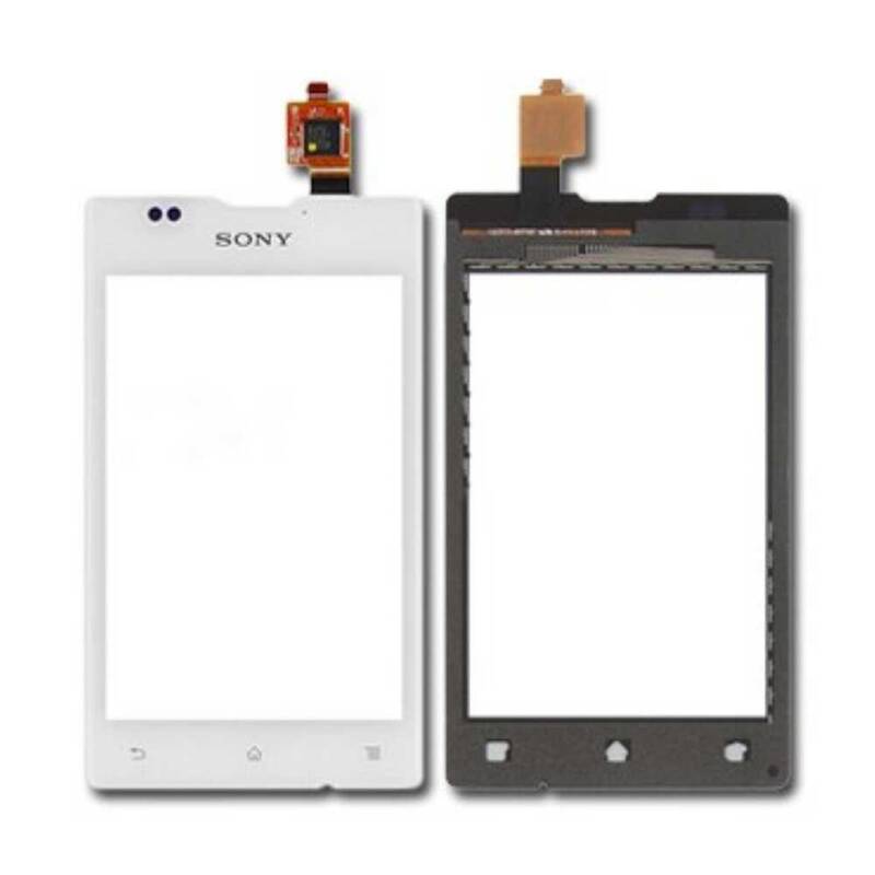 Sony Xperia E C1505 C1504 C1503 Dokunmatik Touch Beyaz Çıtasız
