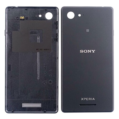 Sony Xperia E3 Arka Kapak Siyah - Thumbnail