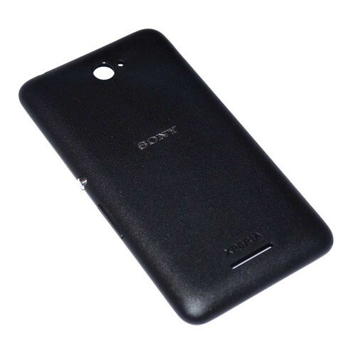 Sony Xperia E4 E2105 Arka Kapak Siyah - Thumbnail