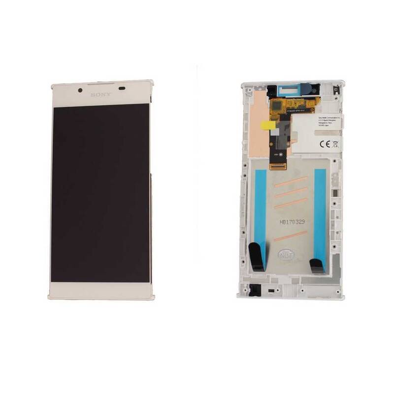 Sony Xperia L1 Lcd Ekran Dokunmatik Beyaz Çıtalı