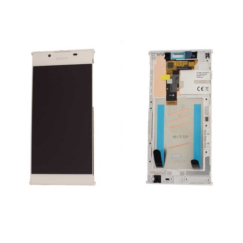 Sony Xperia L1 Lcd Ekran Dokunmatik Beyaz Çıtalı - Thumbnail