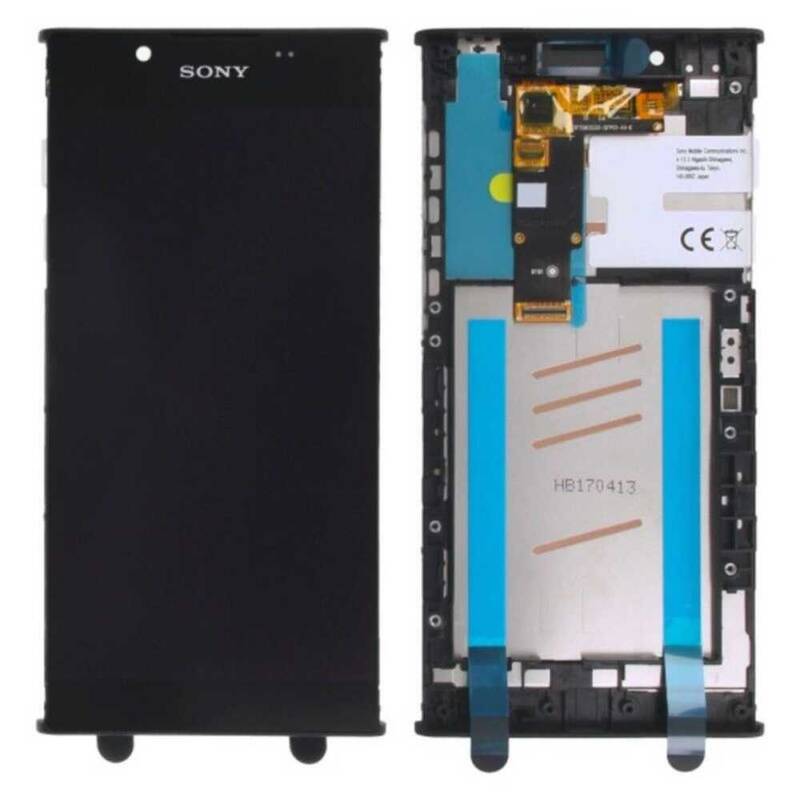 Sony Xperia L1 Lcd Ekran Dokunmatik Siyah Çıtalı