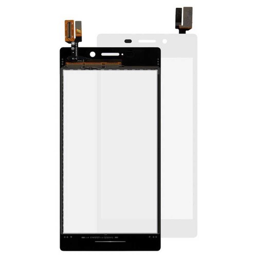 Sony Xperia M2 Dokunmatik Touch Beyaz Çıtasız - Thumbnail