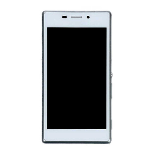 Sony Xperia M2 Lcd Ekran Dokunmatik Beyaz Çıtalı - Thumbnail