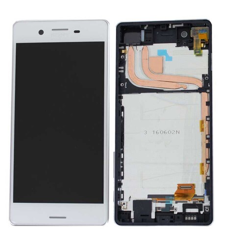 Sony Xperia X Lcd Ekran Dokunmatik Beyaz Çıtalı - Thumbnail