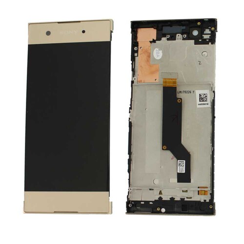 Sony Xperia Xa1 Lcd Ekran Dokunmatik Gold Çıtalı - Thumbnail