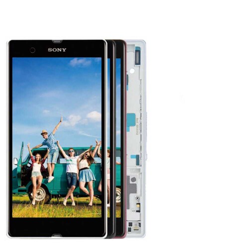 Sony Xperia Z Lt36 Lcd Ekran Dokunmatik Siyah Çıtalı - Thumbnail