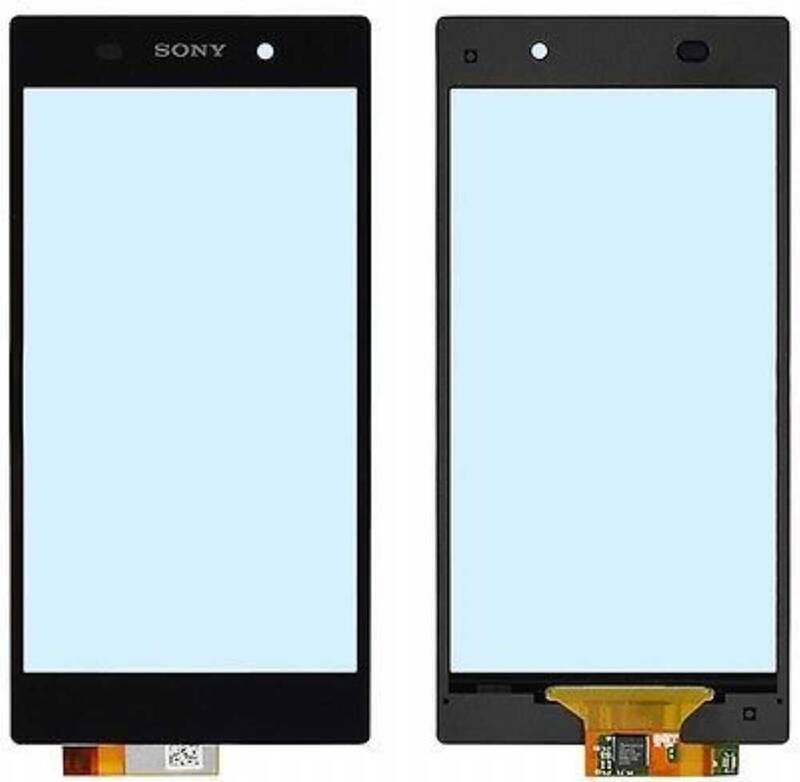 Sony Xperia Z1 Dokunmatik Touch Siyah Çıtasız