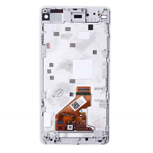 Sony Xperia Z1 Mini Lcd Ekran Dokunmatik Beyaz Çıtalı - Thumbnail