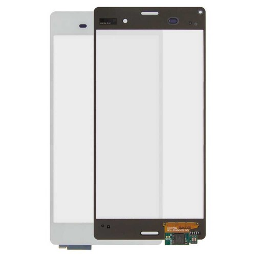 Sony Xperia Z3 Dokunmatik Touch Beyaz Çıtasız - Thumbnail