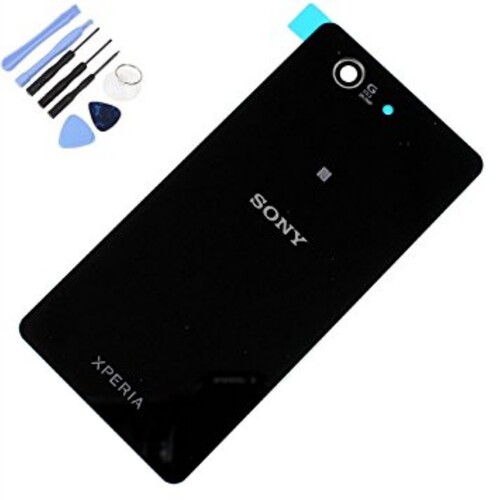 Sony Xperia Z3 Mini Arka Kapak Siyah - Thumbnail