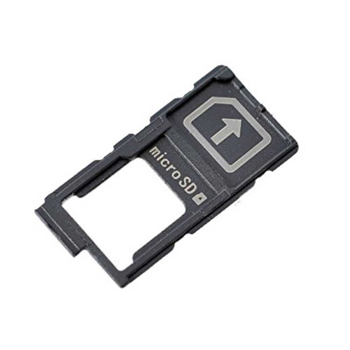 Sony Xperia Z4 Z3 Plus Sim Kart Tepsisi Tek Simli Siyah - Thumbnail