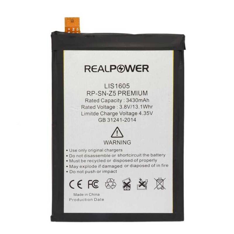 RealPower Sony Xperia Z5 Premium Yüksek Kapasiteli Batarya Pil 3430mah