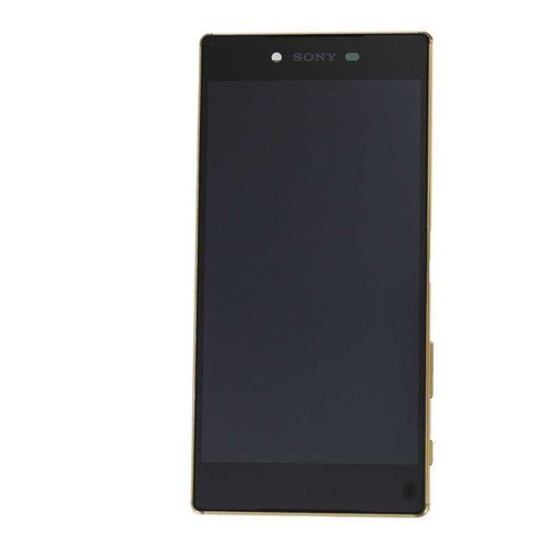 Sony Xperia Z5 Premium Dual Lcd Ekran Dokunmatik Gold Çıtalı - Thumbnail