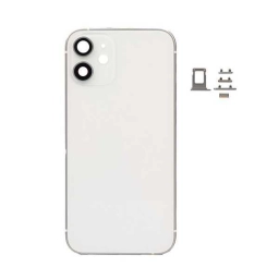 Apple Uyumlu iPhone 12 Mini Kasa Kapak Beyaz Boş