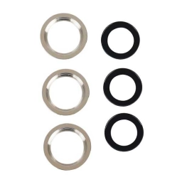 Apple Uyumlu iPhone 12 Pro Kamera Lensi Beyaz