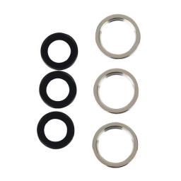 Apple Uyumlu iPhone 12 Pro Max Kamera Lensi Beyaz