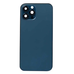 Apple Uyumlu iPhone 12 Pro Max Kasa Kapak Mavi Boş