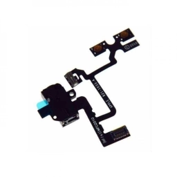 Apple Uyumlu iPhone 4 Kulaklık Soketli Film Siyah