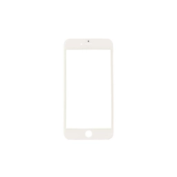 Apple Uyumlu iPhone 6 Lens Ocalı Çıtalı Beyaz